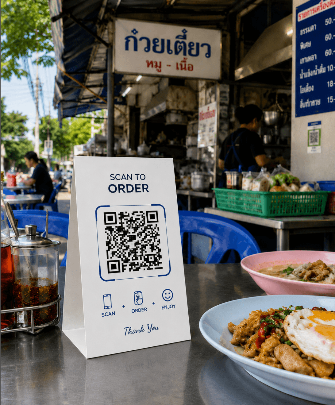 ครัวและทีมบริการที่ใช้งานระบบจัดการออเดอร์ร้านอาหาร
